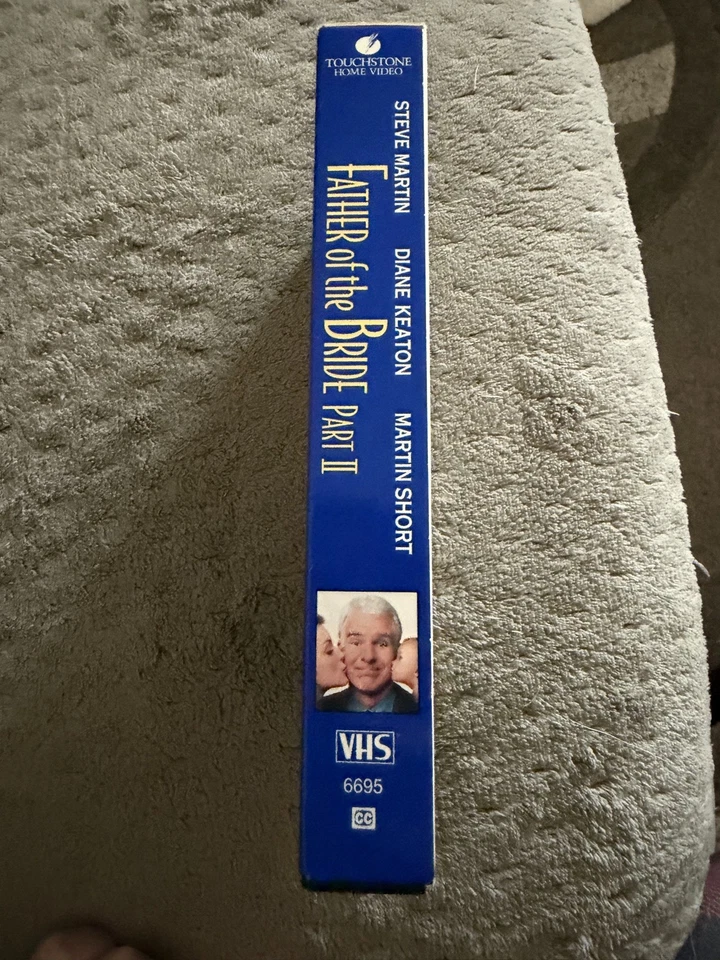 Vintage 1995 (1996 VHS) Father of the Bride Part 2 Starring Steve Martin - Image 2 of 4