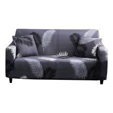 HOOBUY Printed Sofa Cover Stretch Couch Covers Sofa Slipcovers for 2 Cushion Cou