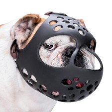 Soft Silicone Short Snout Dog Muzzle Flat Face For French Bulldog Pugs
