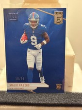 Malik Nabers RC Lot #/99 + #/75 🔥 Elite + Youthquake SSP Giants