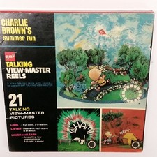 GAF Talking View-Master 3-D Charlie Brown's Summer Fun In Original Packaging