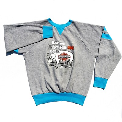 80's Harley-Davidson 3D Emblem Sweat