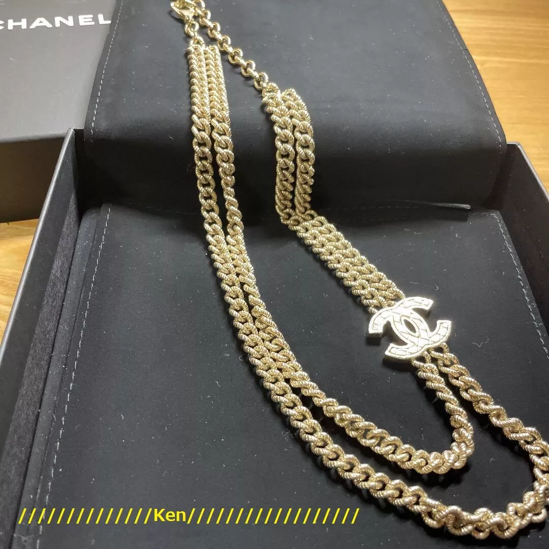 CHANEL CHANEL Choker Necklace metal Gold Used CC Coco women AB9278 B090099  NK077｜Product Code：2104102123280｜BRAND OFF Online Store