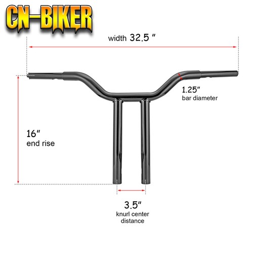 Gloss Black / Chrome 10-16" Lane Splitter MX-T Bar Handlebar For 96+ Harley Dyna - Picture 12 of 20