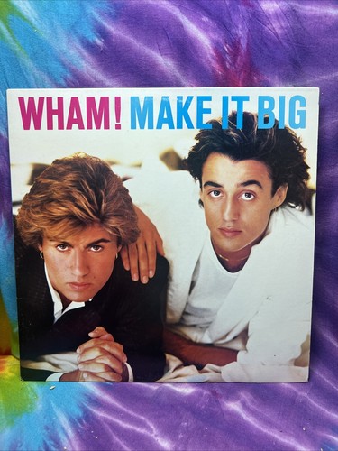 Wham! Make It Big George Michael Columbia Record Inner FC 39595 Vinyl EX/VG+