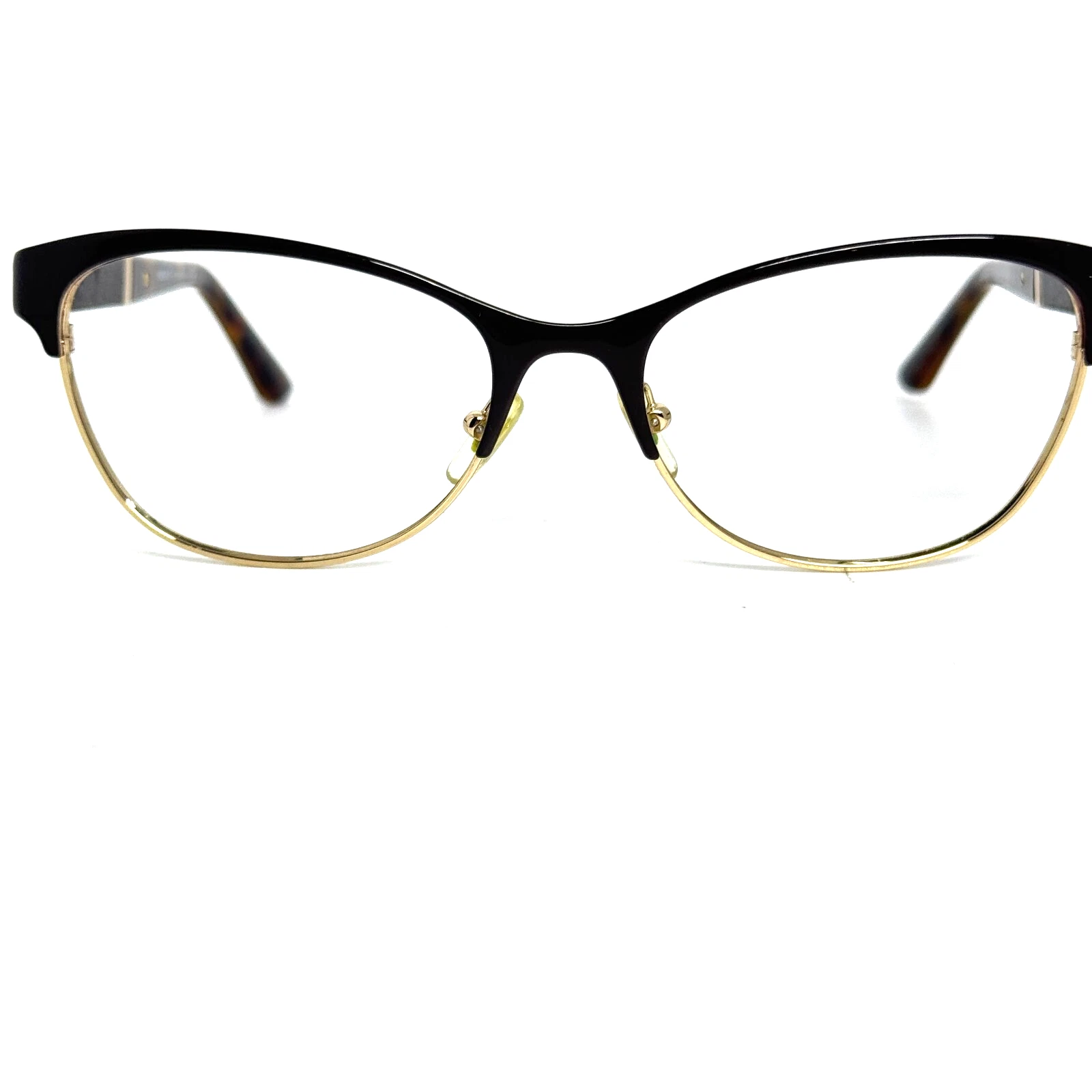 Versace Eyeglasses Frames Only 1233 Q 1344 Burgandy 53 17 140 Metal H17013