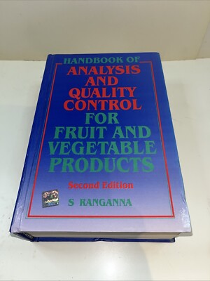 Handbook of analysis and quality control for fruit and vegetable products 