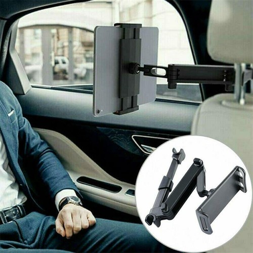 Car Back Seat Car Cell Phone Holder Headrest Bracket for Ipad Tablet 4-10.5 Inch - Picture 2 of 14