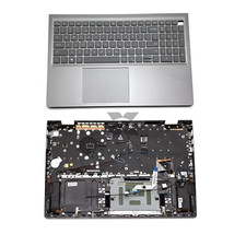 US Palmrest Gray Keyboard Backlight For Dell Inspiron 15 Pro 5510 5515