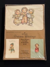 Vintage Hallmark Christmas Cards Mary Hamilton Precious Blessings Sealed Box NOS