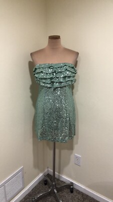 free people green strapless dress Irena Strapless Mini Dress | Green | Womens