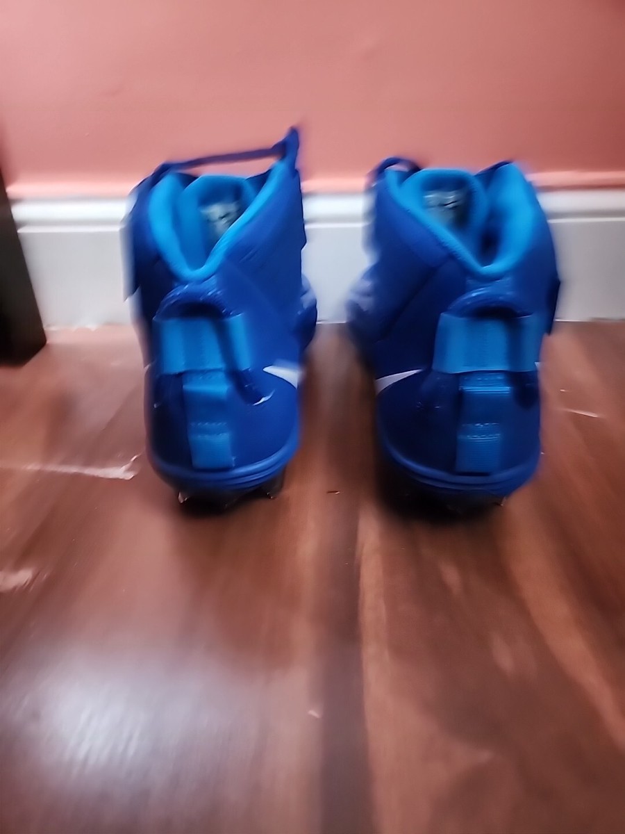 Nike Force Savage Pro 2 Mid Football Cleats Royal Blue White  display picture 1