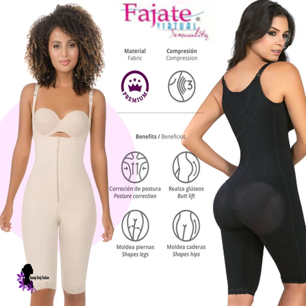 Fajas CYSM 203 Full body Shaper Maximum Compression Curve Enhancing  Moldeadora