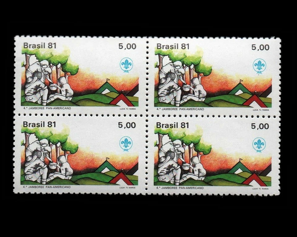 Boy Scouts Brasil 1981 童子军 スカウト Foto 2 de 4
