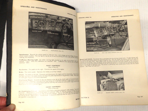 JAGUAR SERVICE MANUAL FOR MARK Vll & xk120 models - Bild 6 von 19