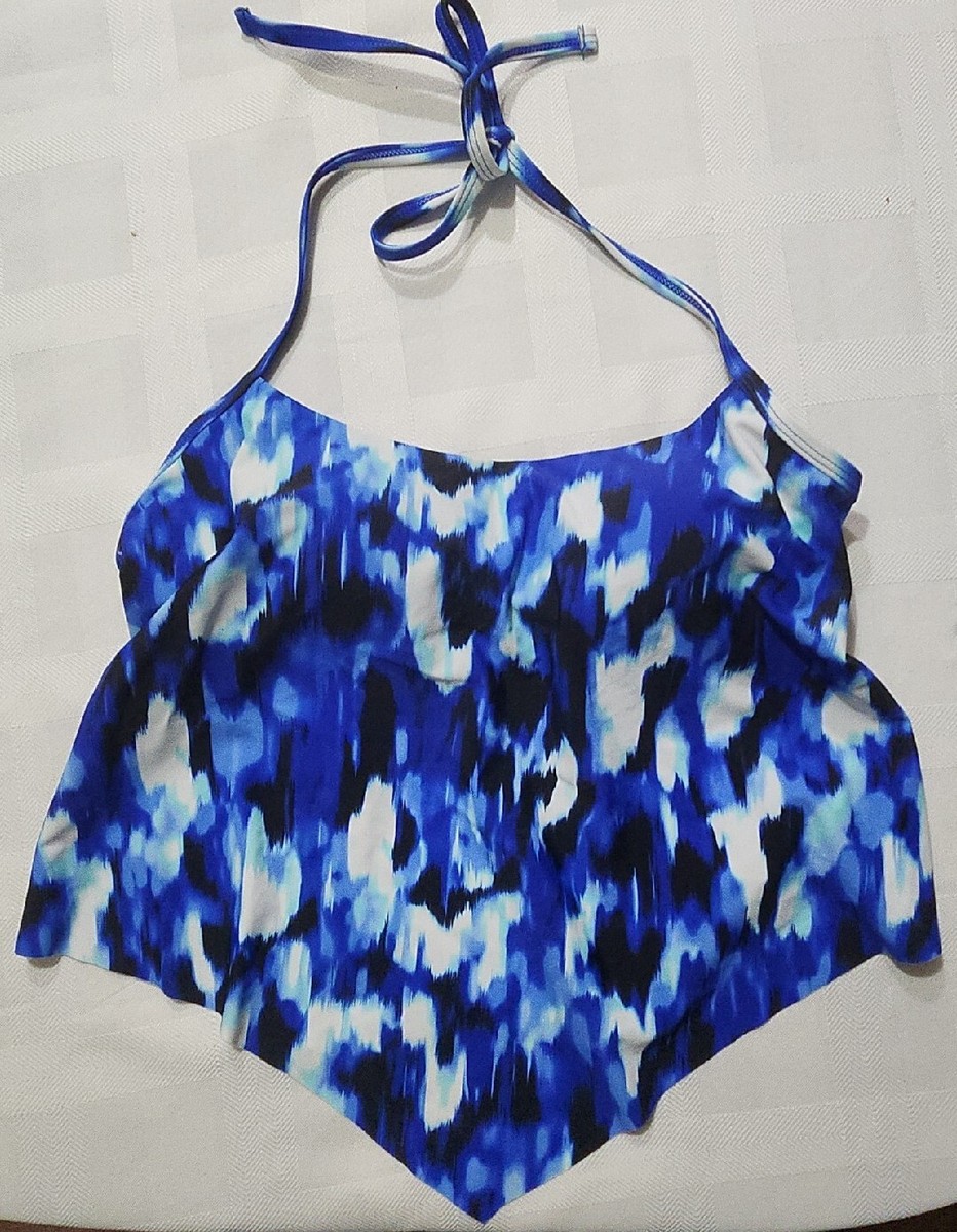 ② 19点 Multi-color Top Tankini Blue Tropic Tru and S(4-6)Time Size ノート・メモ帳