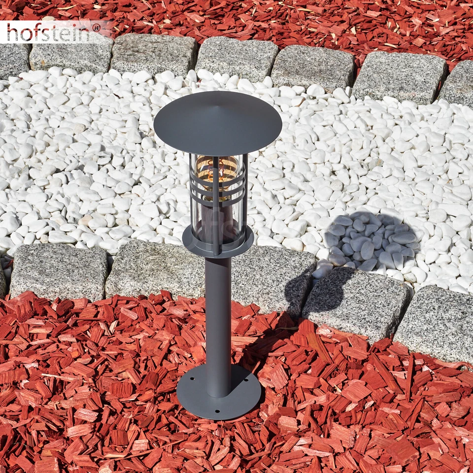 Garten Wege Poller Sockel Beleuchtung anthrazit Außen Lampen Steh Leuchte modern - Bild 2 von 4