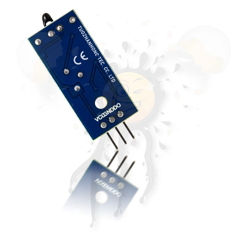 NTC Temperatur Sensor LM393 Modul 3/4 Pin 3-5V analog digital Out -20°C-+80°C - Bild 2 von 2