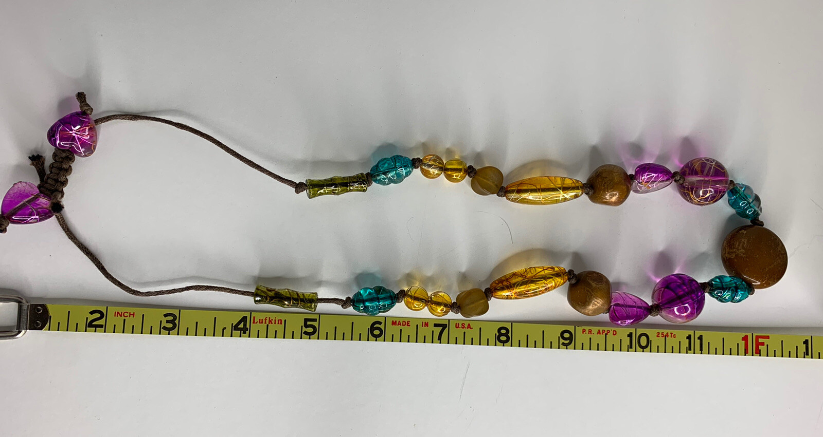 Multicolor￼ Beaded necklace￼ Adjustable￼w  Glass … - image 8