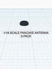 1/18 Police Fire EMS Pancake Style Antenna 3-Pack LED Build Custom Diorama