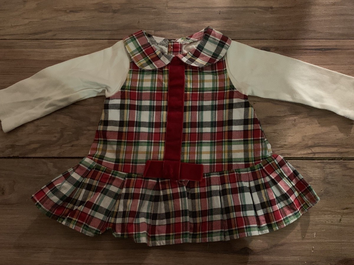 mud pie holiday dress Mud Pie Pink Vintage Santa Dress Small (12-18M) main image 0