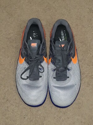 Nike Metcon 3 Shoes‎ Mens Size 8.5 Gray Orange Blue Training CrossFit 852928-003 Nike Metcon 3 tart Training Shoe Men main image 2