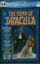 Tomb of Dracula #3 CGC 9.8 Marvel 1980 Magazine! White Pages! Mag L2 211 1 cm