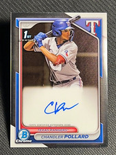 2024 Bowman Chrome 1st PROSPECT ROOKIE AUTO Chandler Pollard, item 1