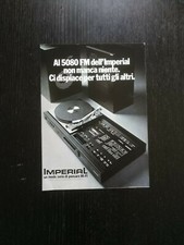 1978 IMPERIAL CF 5080 TURNTABLE HI FI SPEAKERS ADVERTISING ERA