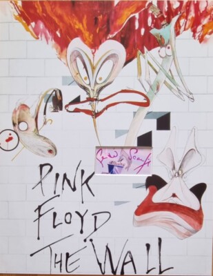 GERALD SCHAL signiert 14x11 Fotoanzeige PINK FLOYD Die Wand COA