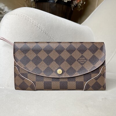 Louis Vuitton LV Long Wallet Portefeuille Caissa Browns Damier
