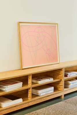 Michael Craig Martin 'W' 2007 Sign Edition 40 in Bleistift, Siebdruck