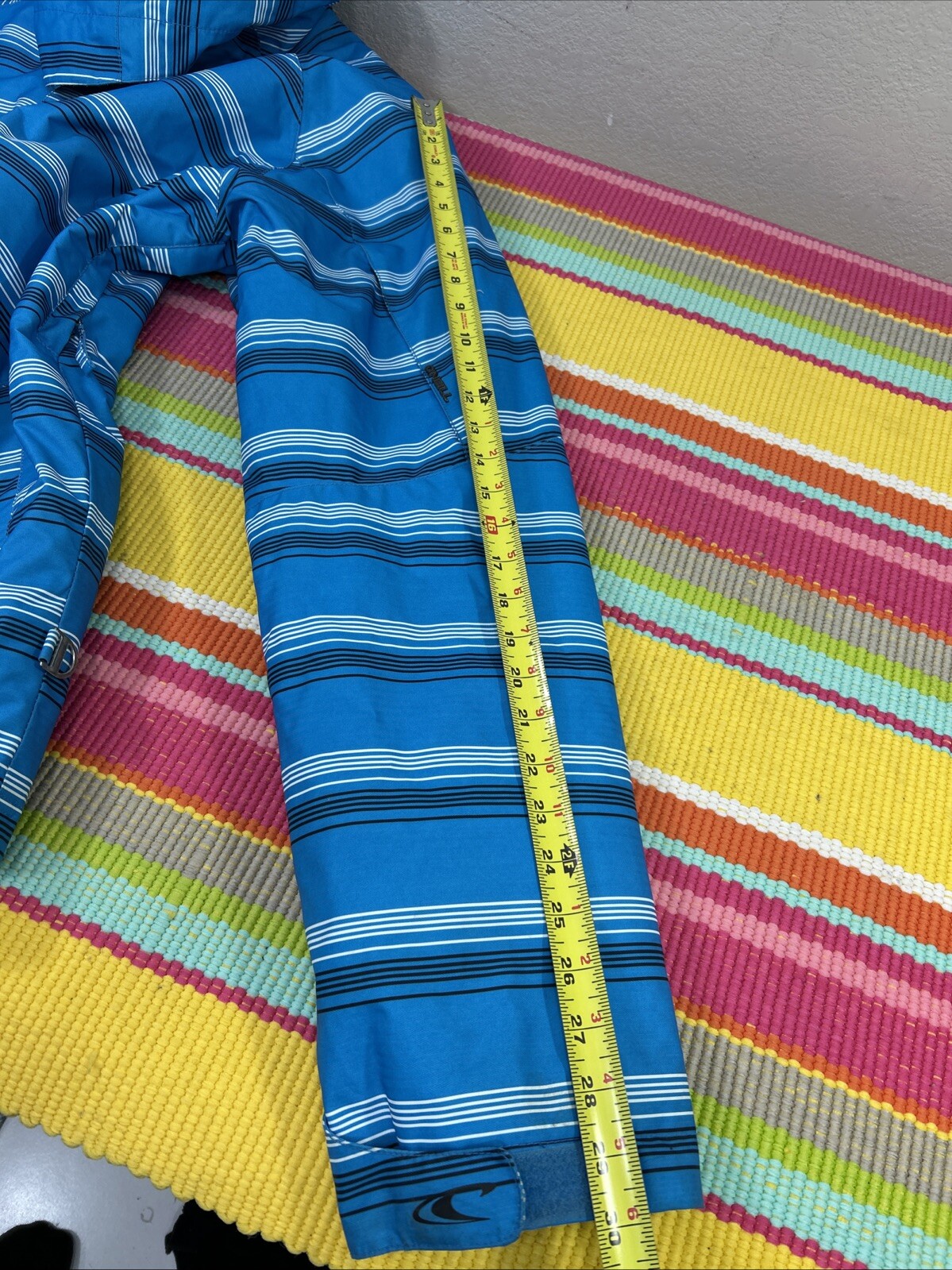 Oneill 10kmm 2 Layer Tech Shell Blue Striped Wate… - image 15