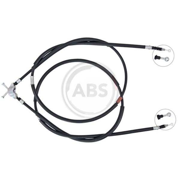 A.B.S. Handbremsseil Bremsseil Hinten Passend FüR Opel Astra H Stufenheck-image