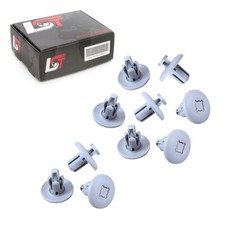 10x Spreiznieten Befestigungsclips grau f&uuml;r Citroen C3 C4 C5 C8 Visa Cabrio C15