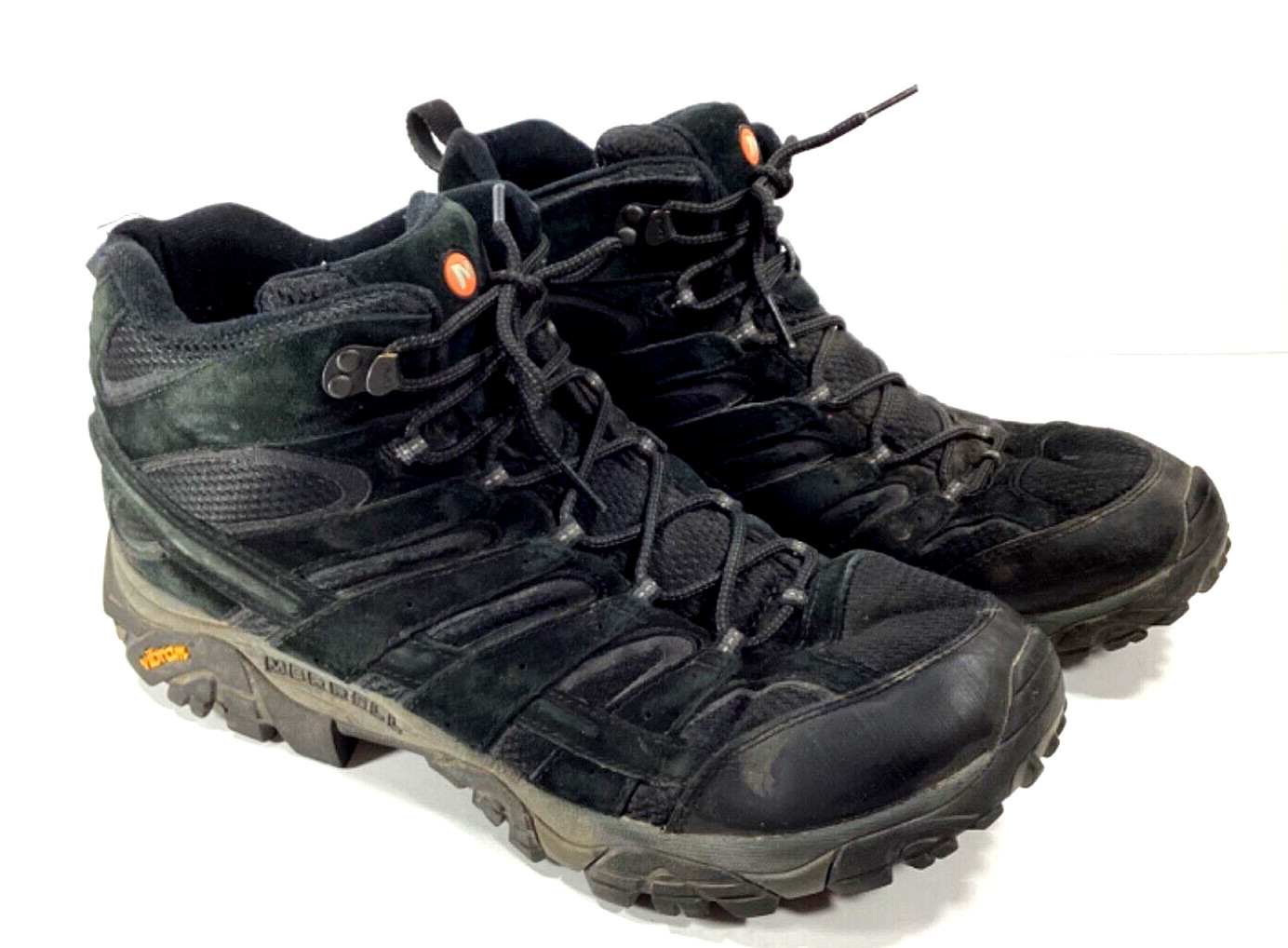 Merrell Mens Moab Vent Mid Waterproof Comfort Hiking Shoe Black - Main Image