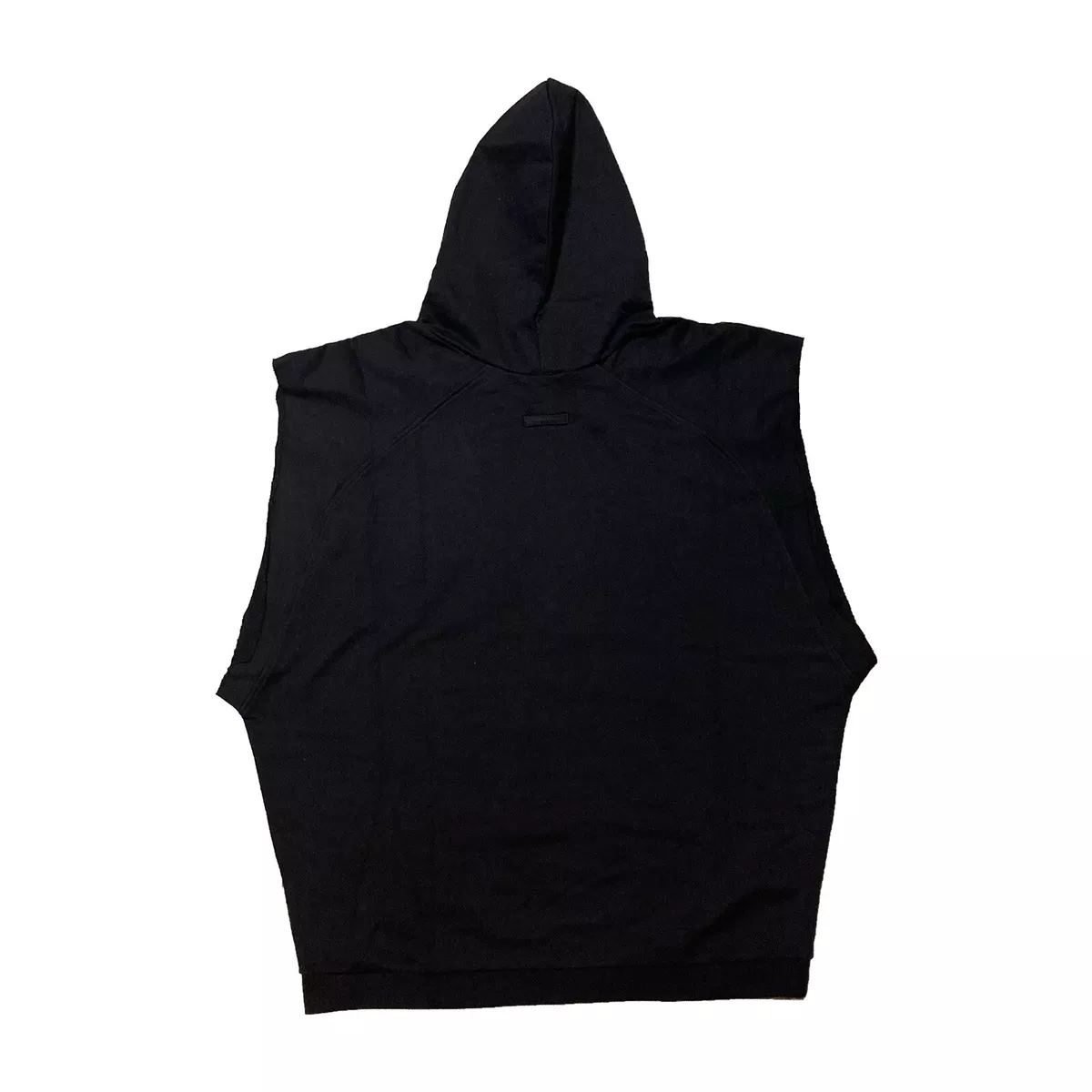 New Raf Simons Smiley Patch Oversized Sleeveless Hoodie Size Small