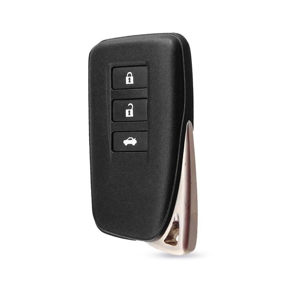 3 Buttons Flip Keyless Entry Remote Key Fob Shell Cover For Lexus NX GS RX IS ES - Image 2 of 4