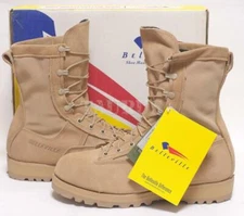Made in US New 790 G Belleville Desert Tan Army Combat Goretex Military GI Boots