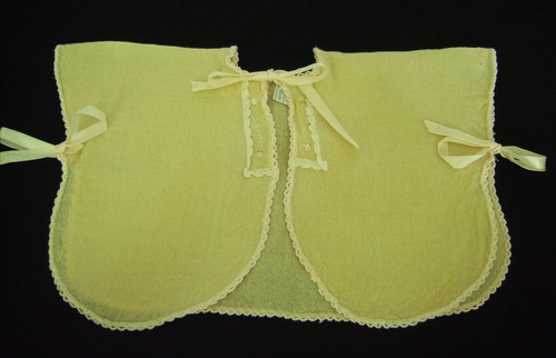 Vintage 2 Baby Säugling Neugeborene Lagenlook Shirts bestickt & gehäkelt Borte - Bild 2 von 14
