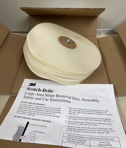 3M Scotch-Brite #07517 Disco di rimozione strisce di grande area NUOVO - scatola aperta (512) - Foto 2 di 4