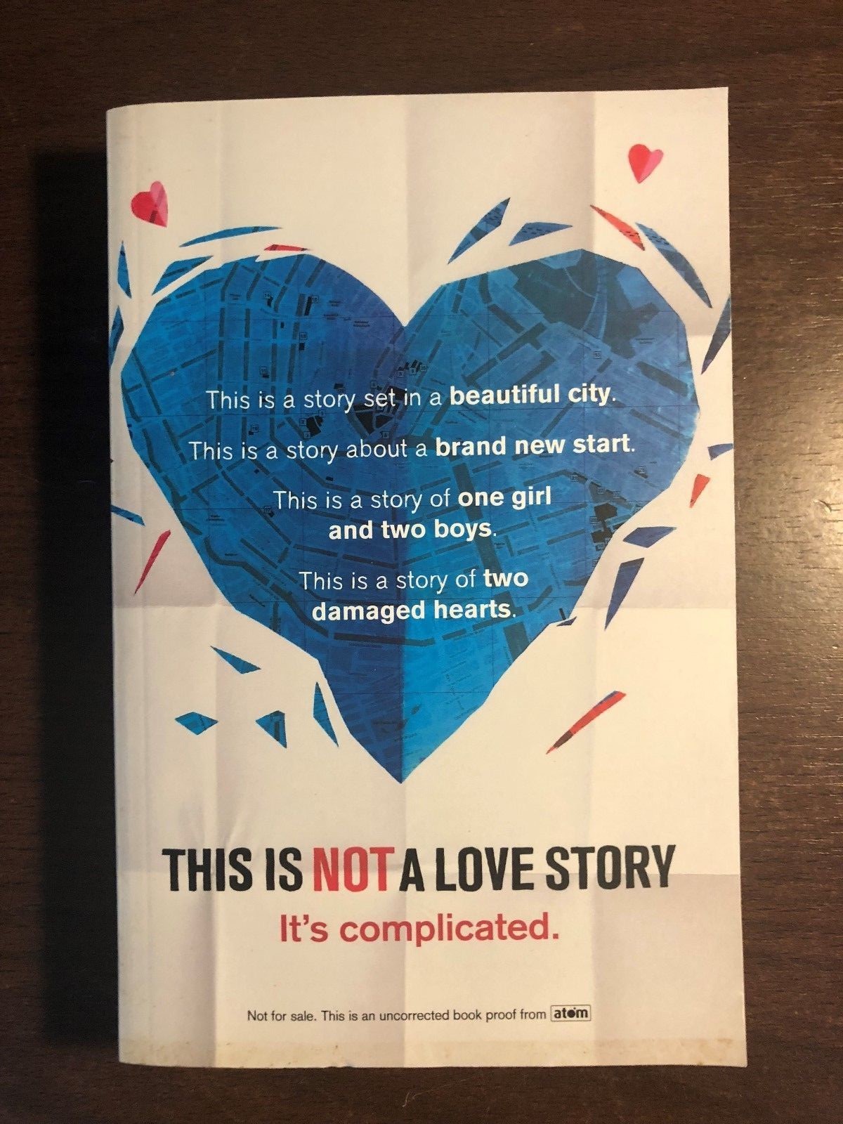 THIS IS NOT A LOVE STORY by KEREN DAVID - ATOM - P/B - *PROOF*