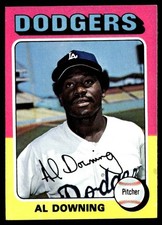 1975 Topps Al Downing Los Angeles Dodgers #498