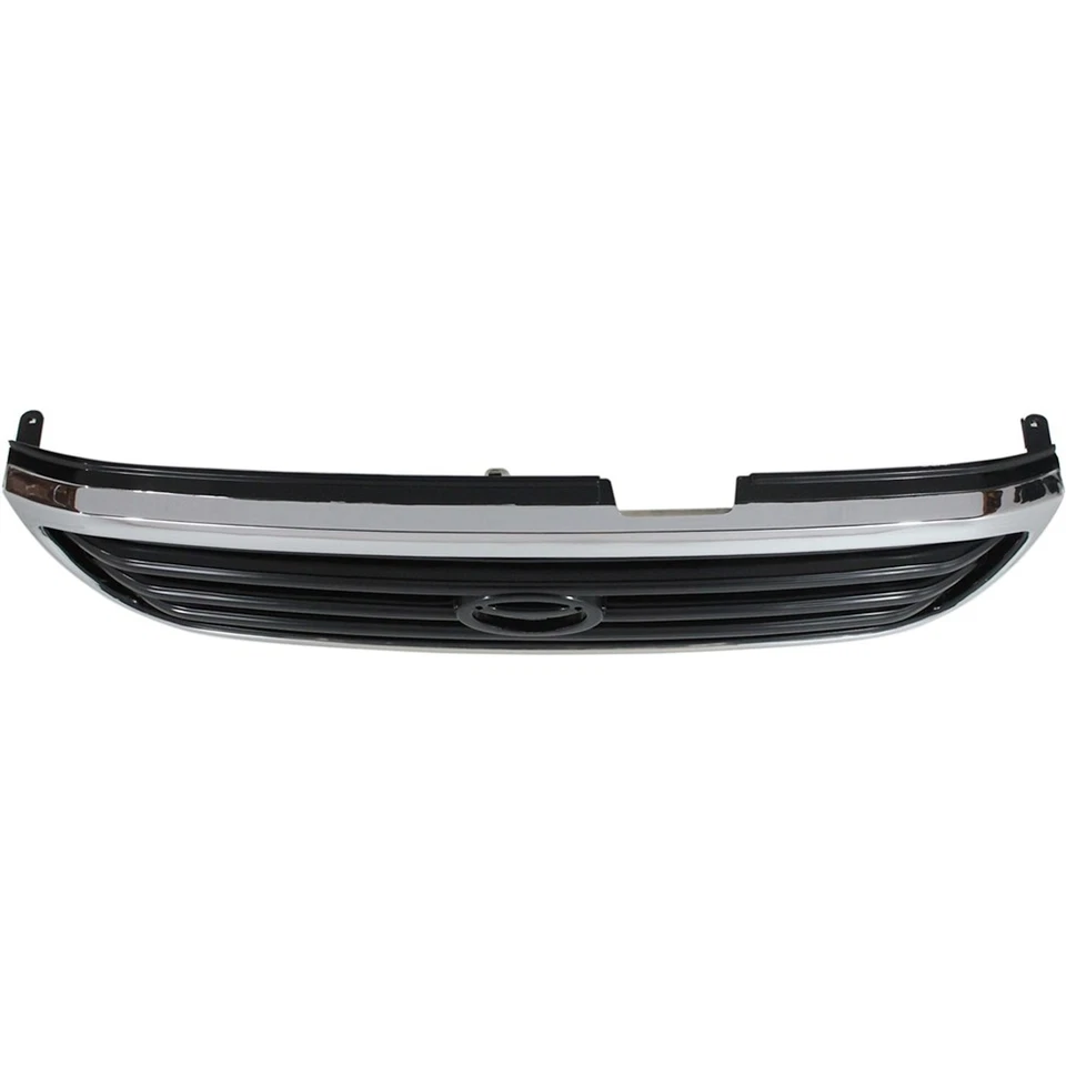 Rejilla para Toyota Land Cruiser 98-2002 carcasa cromada con inserto de plástico negro Foto 4 de 4