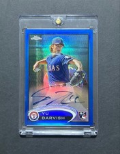 Yu Darvish Rc Handwritten Autograph Topps Chrome 199 Series