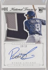 2015 National Treasures Rookie Silhouette Black 10/10 Rymer Liriano #19 Auto xm5