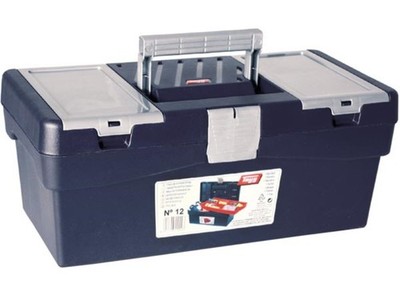 Tayg Werkzeugkiste 14,4 Liter, mittelgroße Werkzeugbox mit herausnehmbarer
