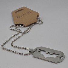 Batman Necklace On A Ball Chain Necklace
