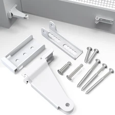 Reinforced Storm Door Closer Bracket, Security Door Shock Bracket Kit, Repair Ja