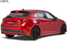 Heck Ansatz Einsatz Spoiler Tuning Diffusor für Mazda 3 Typ BM / BL HA196